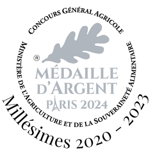 Médaille d'argent concours général agricole château Vieux Moulin 2020 et 2023 