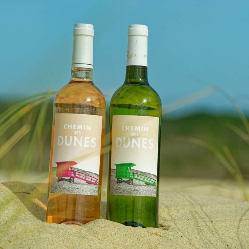 Chemin des Dunes - vin rosé - vin blanc - vin de France